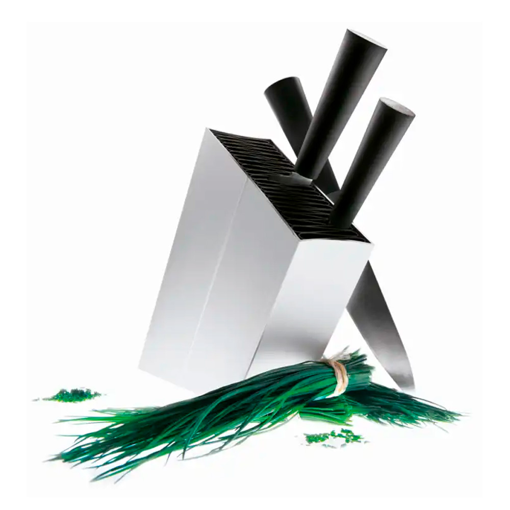 Knivblock lutande Aluminum