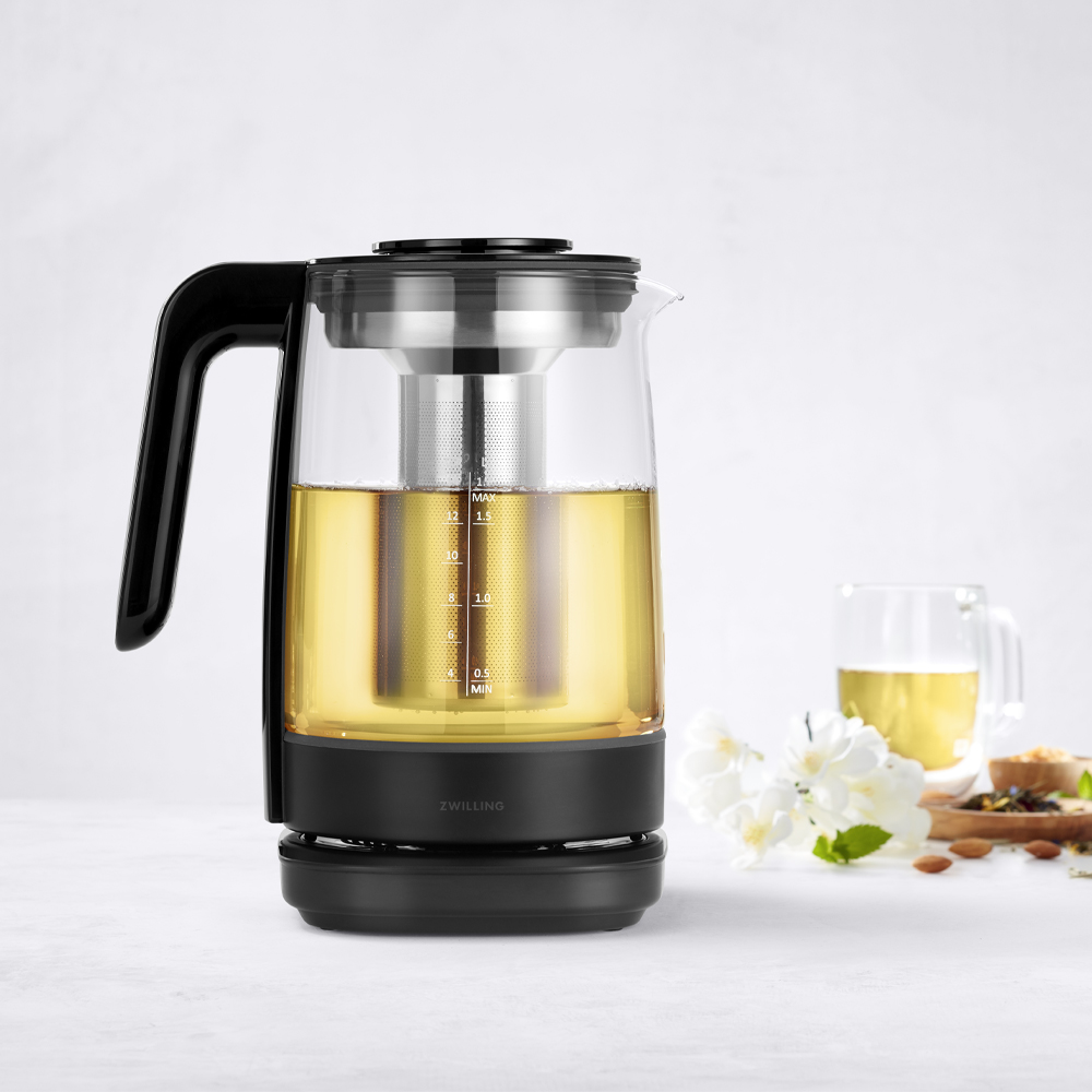 Enfinigy Vattenkokare Glaskanna Svart