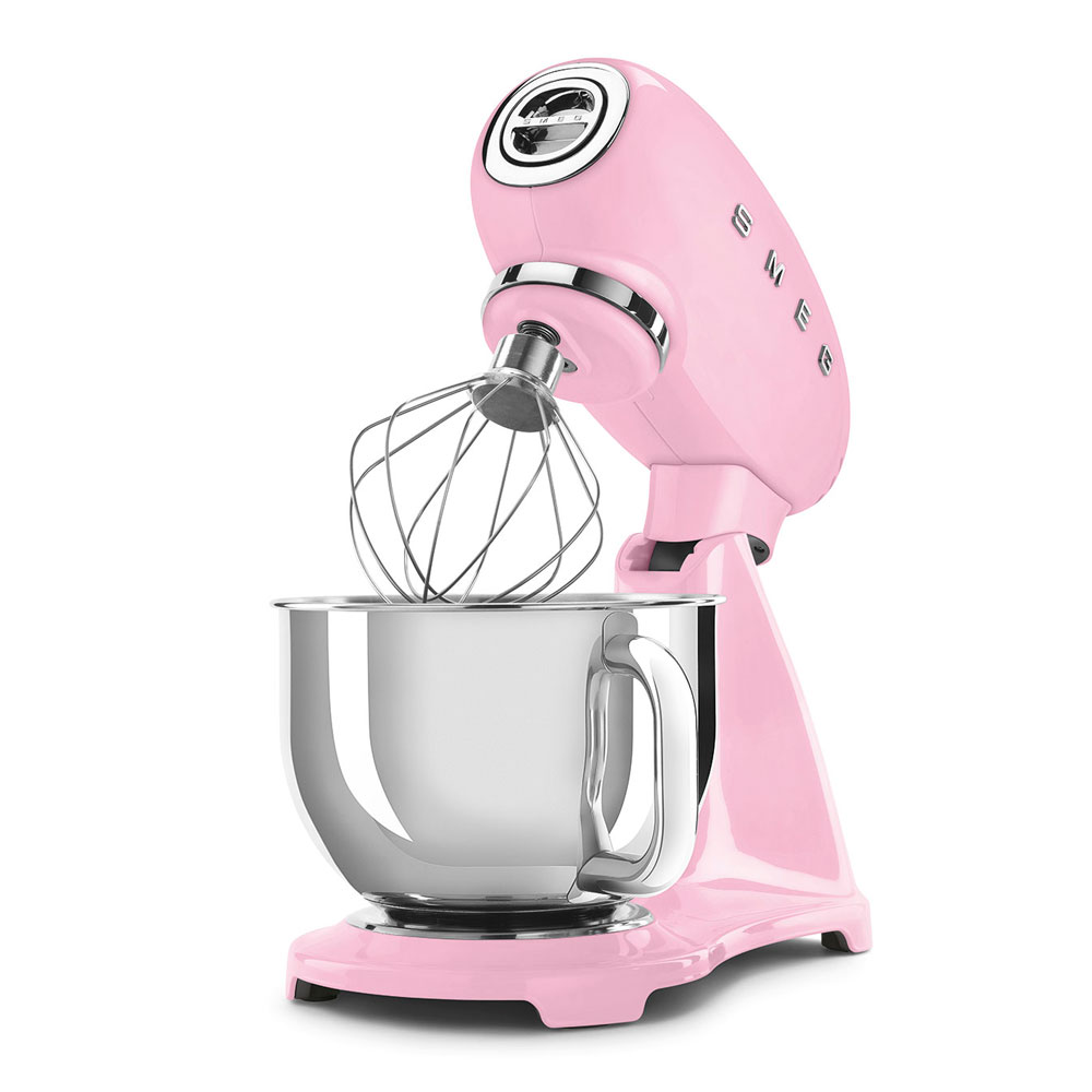 Smeg 50's Style Köksmaskin SMF03 4,8 L Pastellrosa