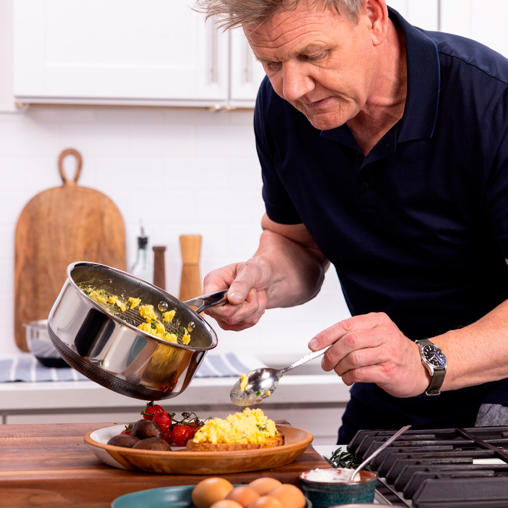 Hybrid Kastrullset 6 delar Silver/Svart