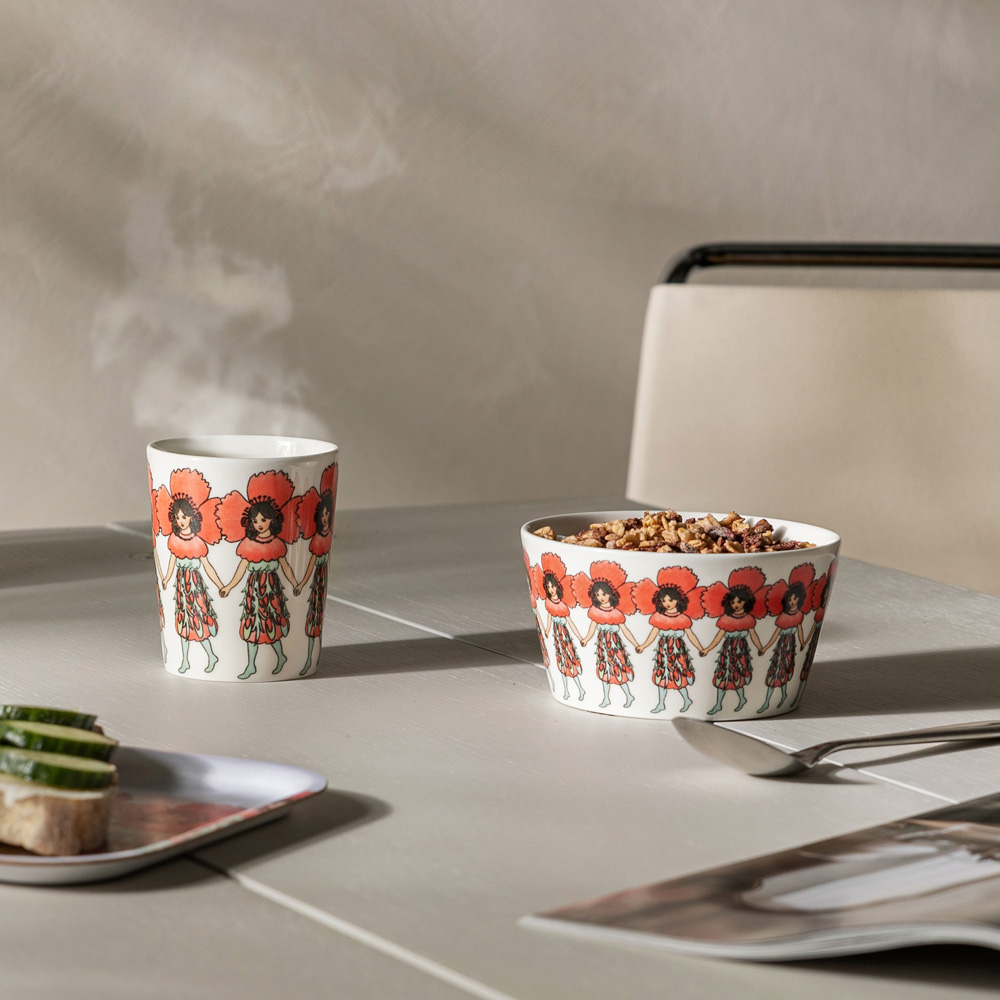 Elsa Beskow Mugg 28 cl Vallmo