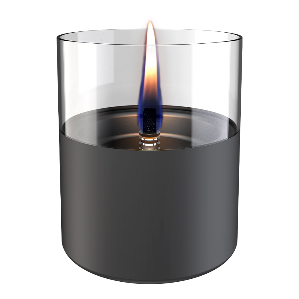 Lilly Lykta 10 cm Mörkgrå