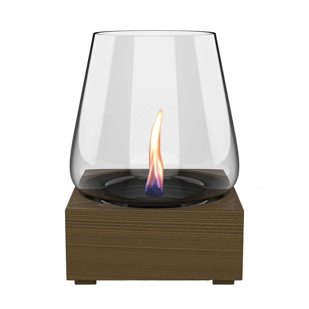 Poppy Lykta 24 cm Mörkbrun