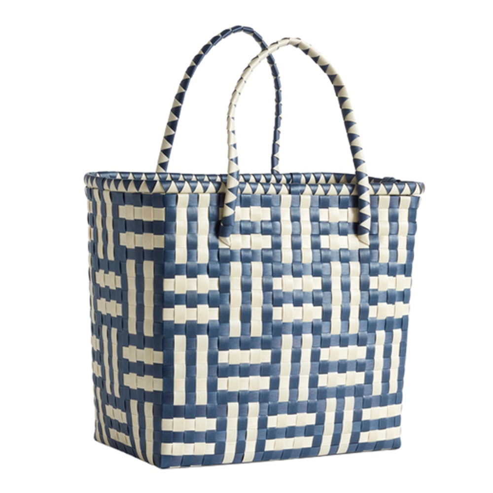 Maxim Väska L 35,5 cm Blå/Sand