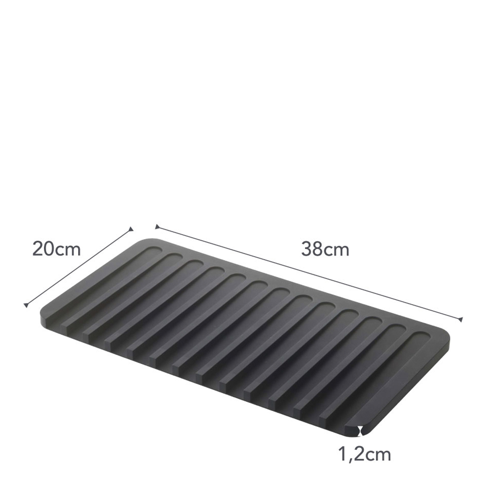 Flow Diskunderlägg 38x20 cm Svart