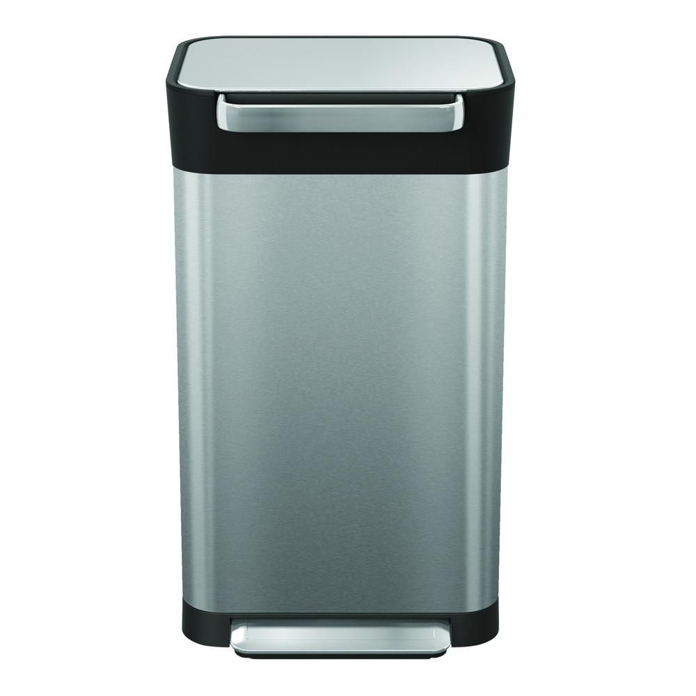 Titan Avfallsbehållare 30 L Borstad Stål