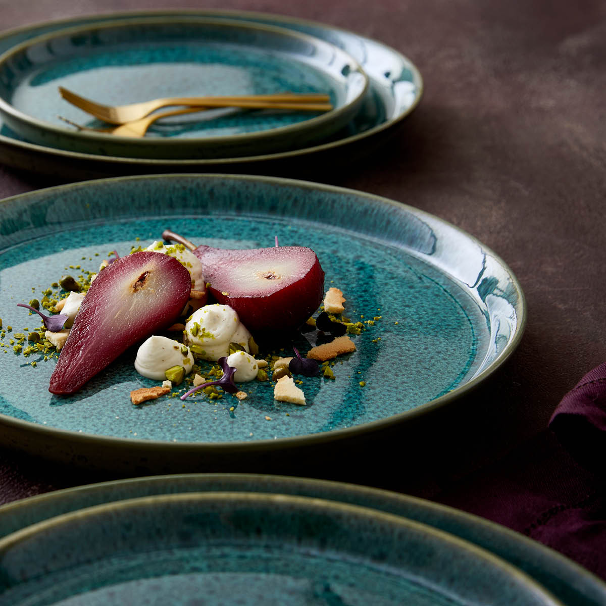 Tallrik Gastro 21 cm Grön