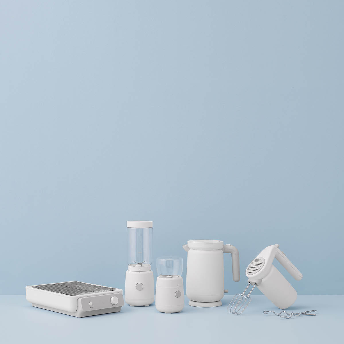 Foodie Kaffekvarn elektrisk Vit