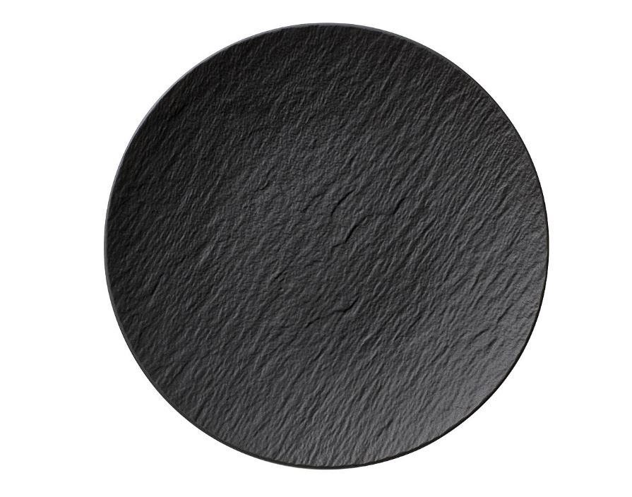 Manufacture Rock Tallrik flat utan bräm 25 cm Svart