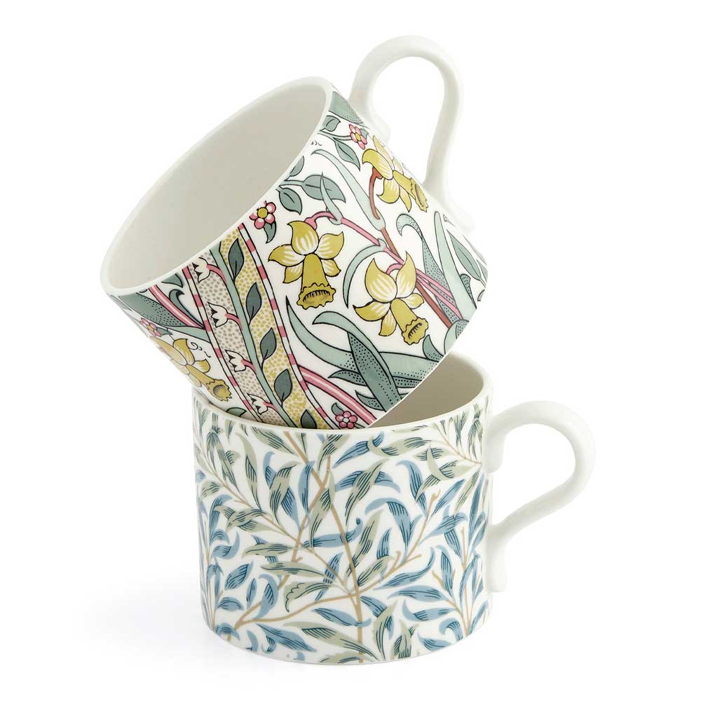 Pure Morris Mugg 2-pack Daffodil & Willow Bough