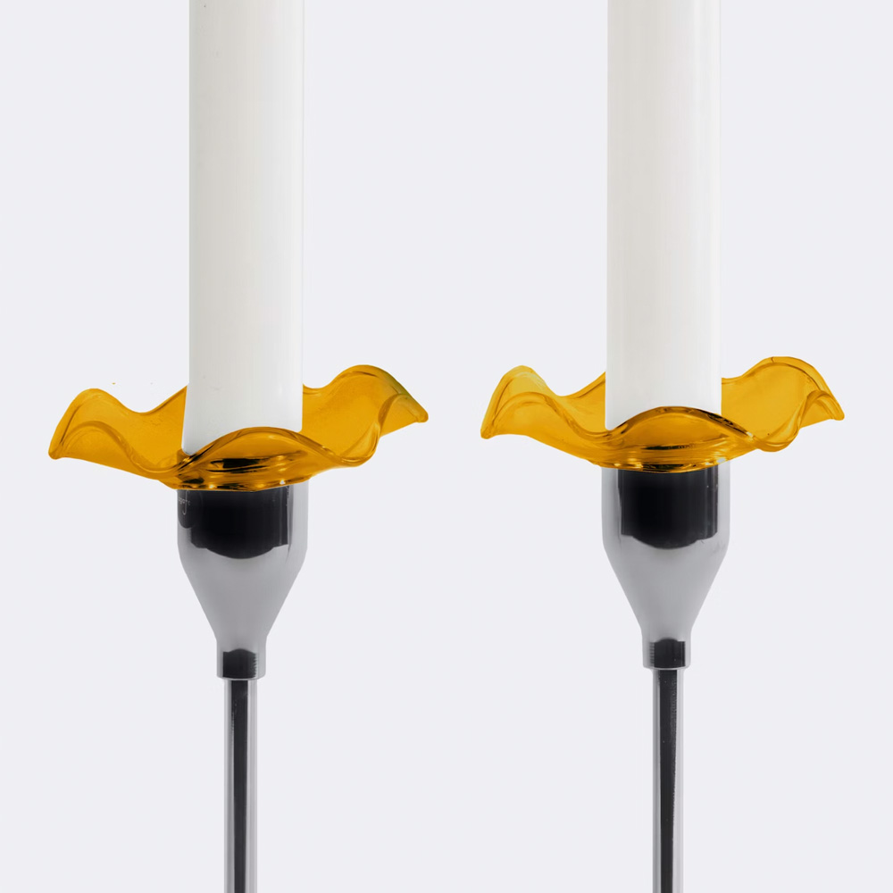 Viva Ljusmanschett 2-pack Amber