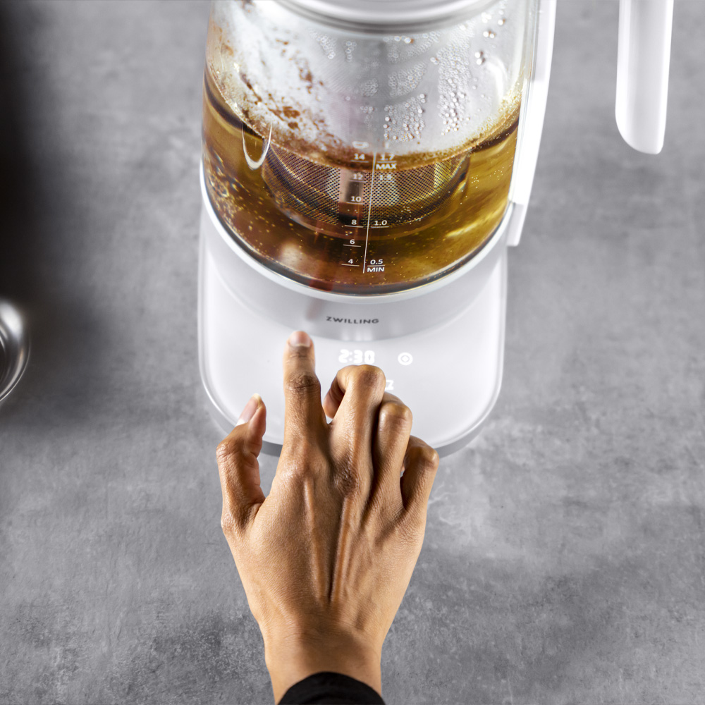 Enfinigy Vattenkokare Glaskanna Silver