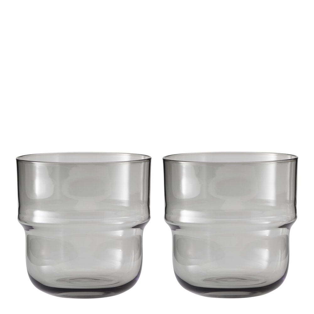 Unda Glas 2-pack Grå