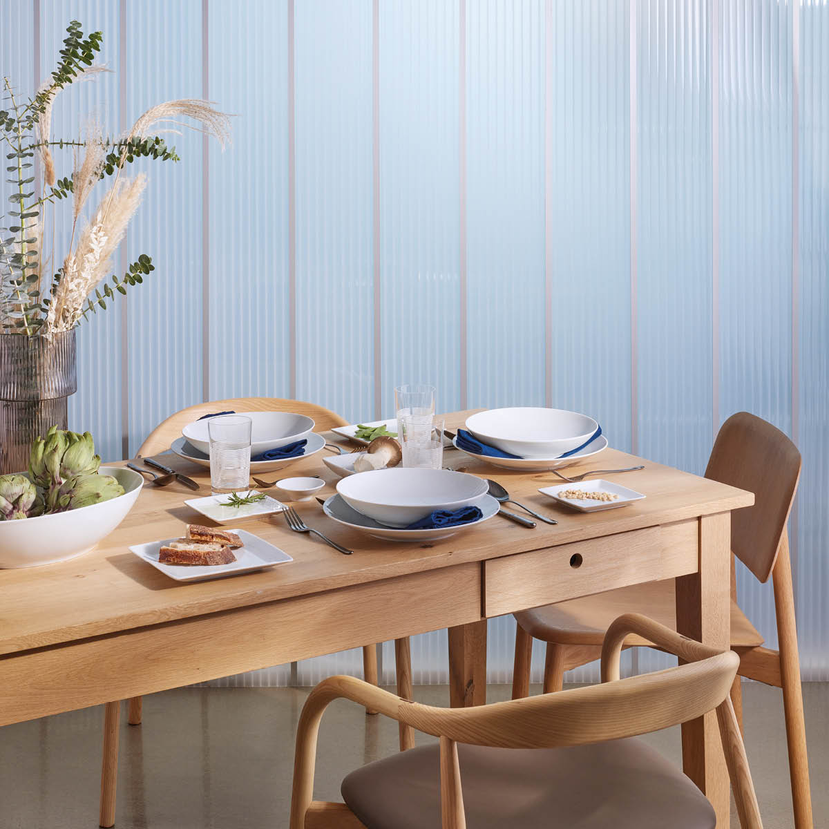 Tallrik djup 24 cm Vit