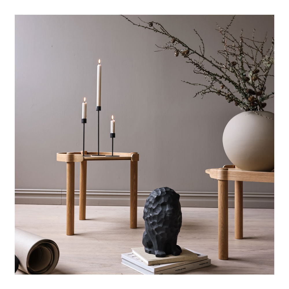 Candlestick Ljusstake 21 cm Svart