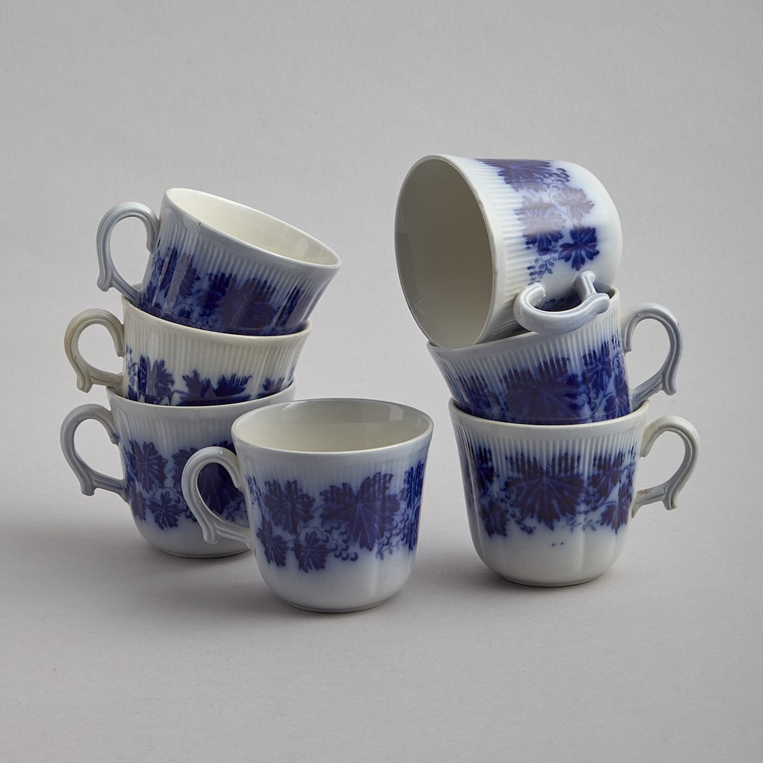 Bl&aring; Vinranka espressokoppar