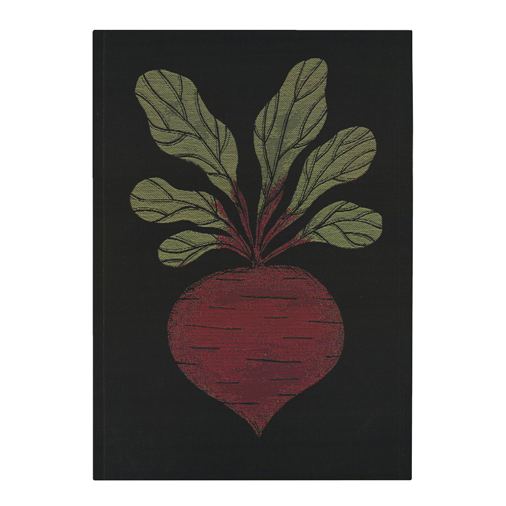 Kökshandduk Rödbeta 35x50 cm Svart