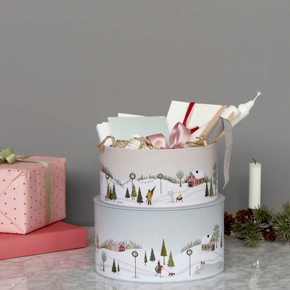 Vinter Kakburksset 2 delar Flerfärgad