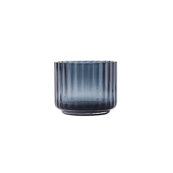 Ljuslykta liten glas Blå