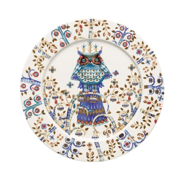 Taika Tallrik flat 27 cm Vit