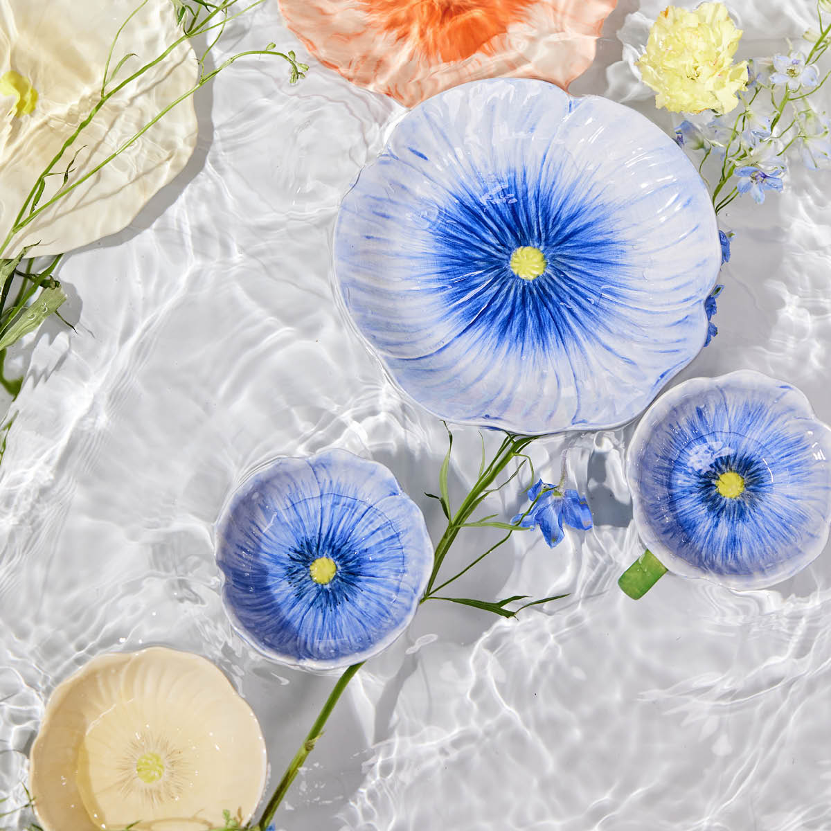 Poppy Skål 11 cm Blå