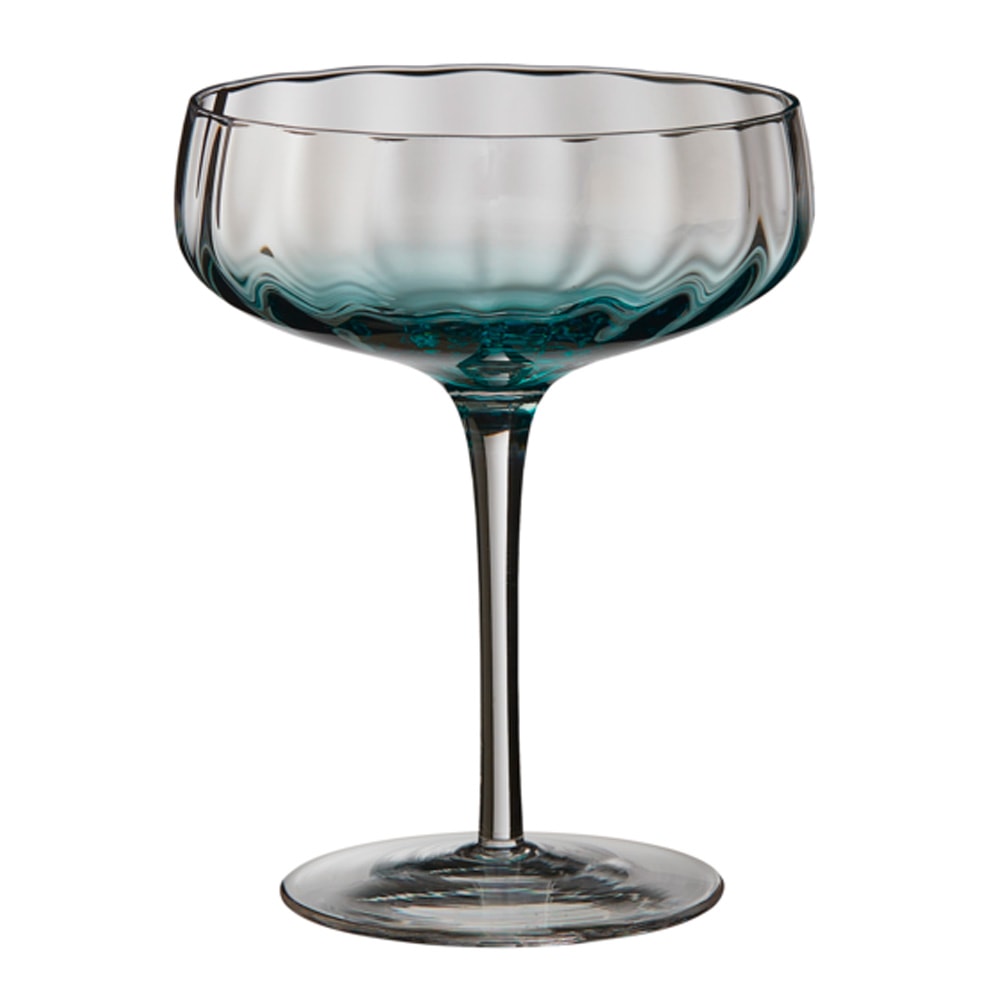 S?holm Sonja Champagne/cocktail glas 30 cl Petrol blue