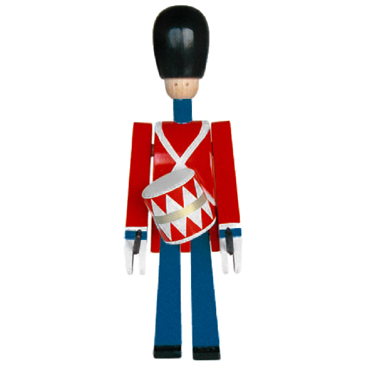 Figurer Trumslagare 22,5 cm Röd/Blå/Vit