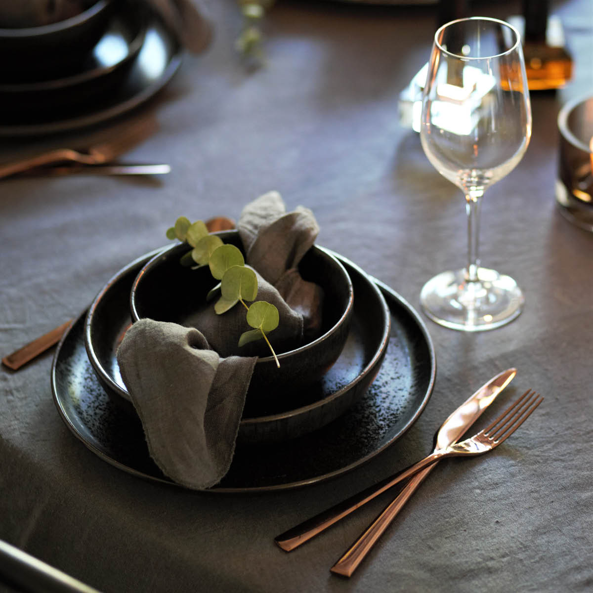 Mörke Tallrik 27 cm Svart