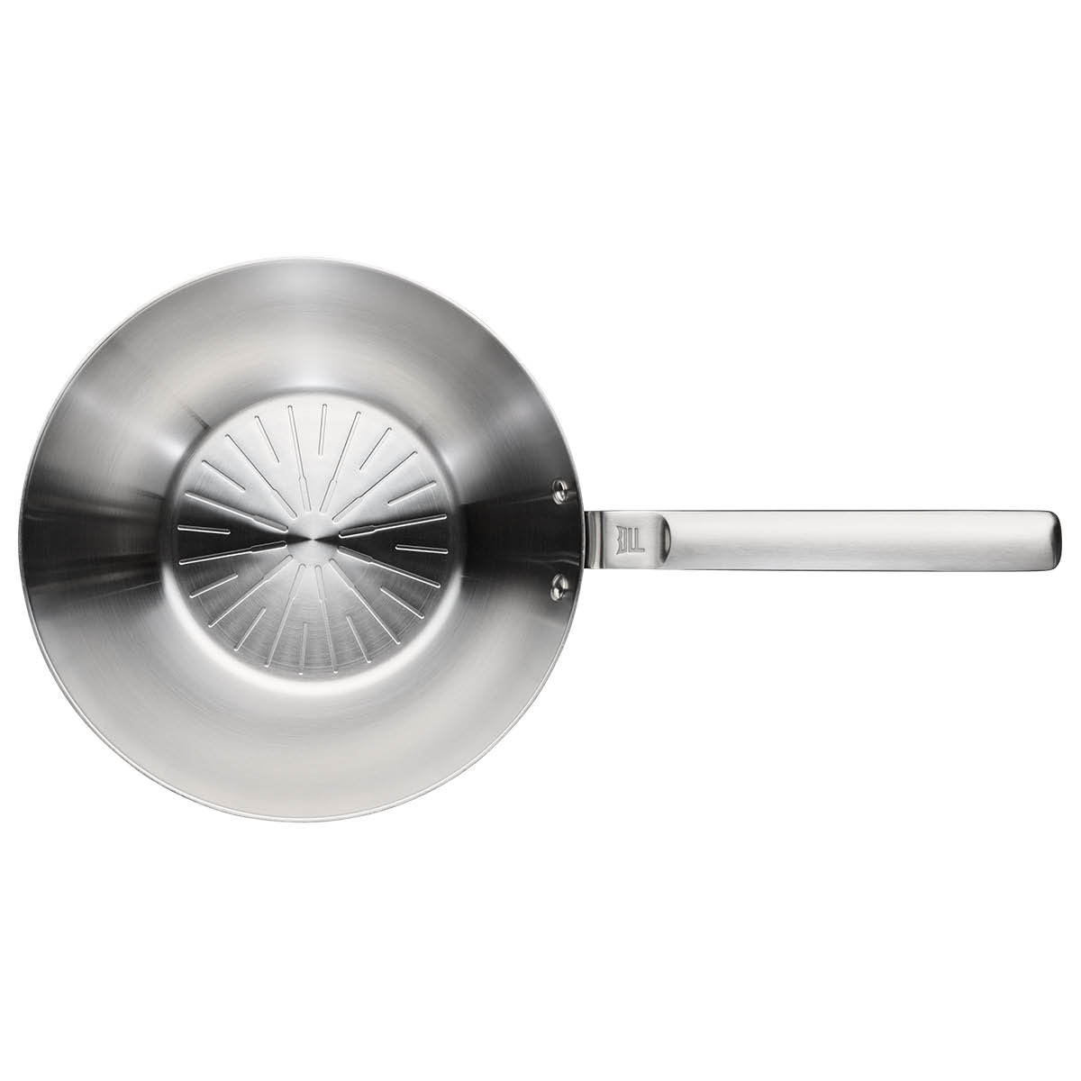 Norden Steel Wok 28 cm obelagt rostfritt stål