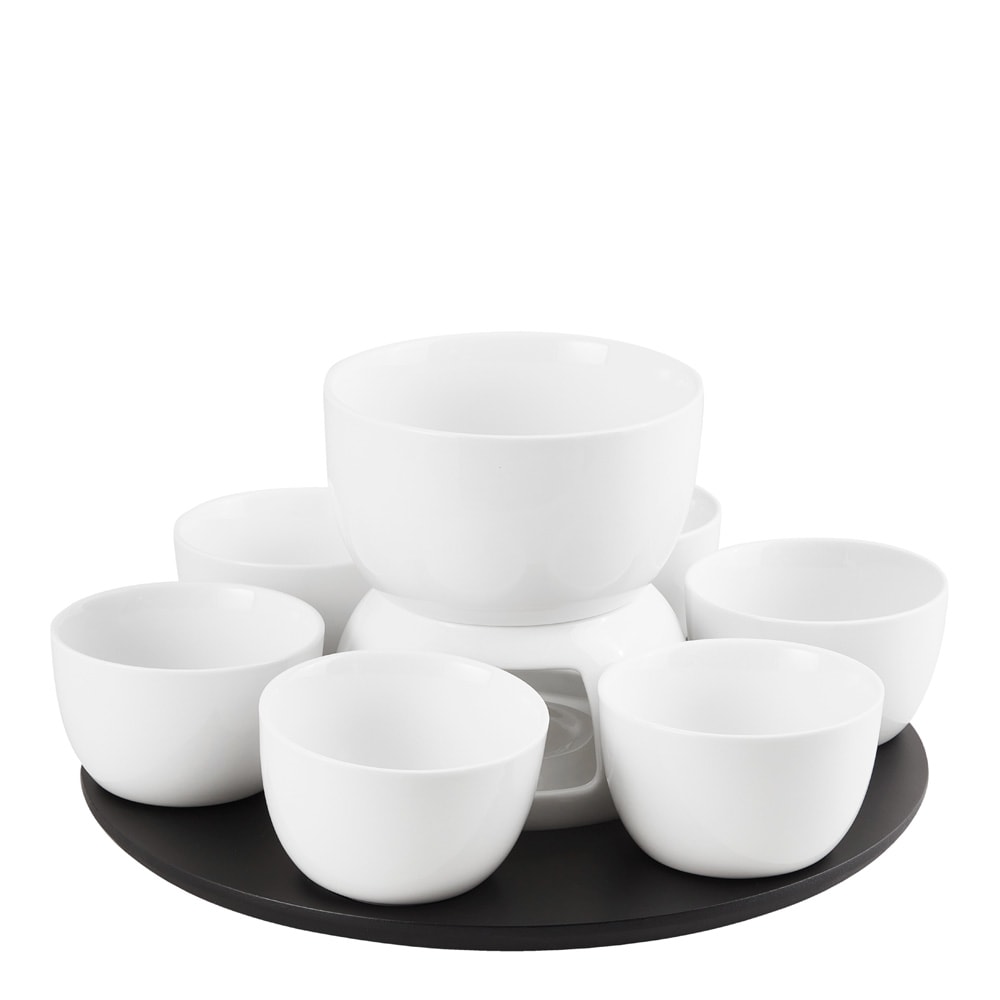 Serveringsset 9-delar Vit