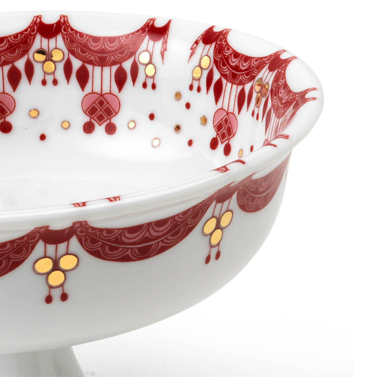 Guirlande Konfektfat 16 cm Röd