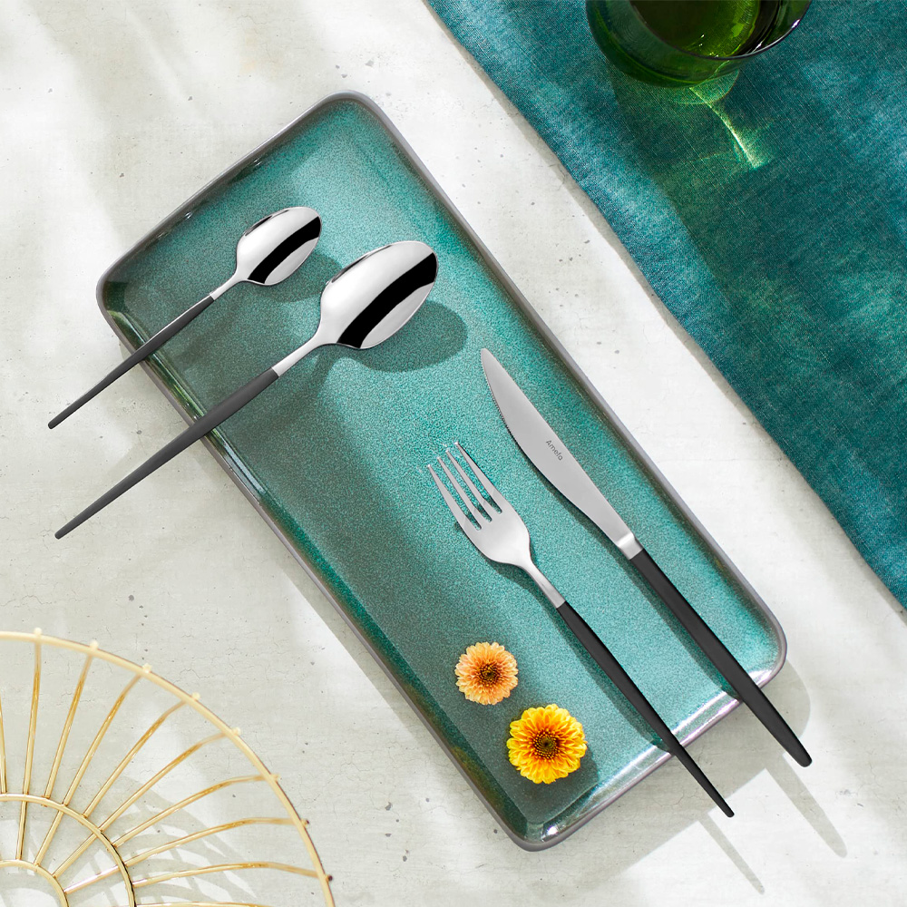 Soprano Bestickset 16 delar Svart