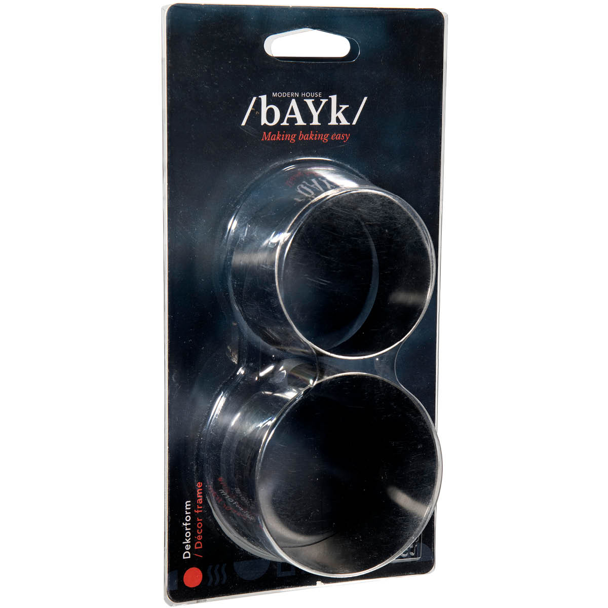 bAYk Dekorform 2 delar Stål