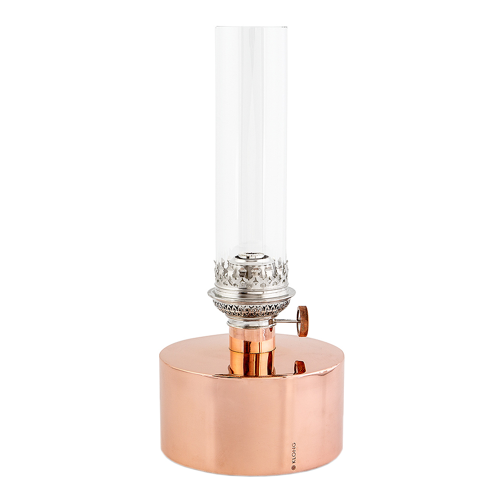 Patina Oljelampa Stor Koppar