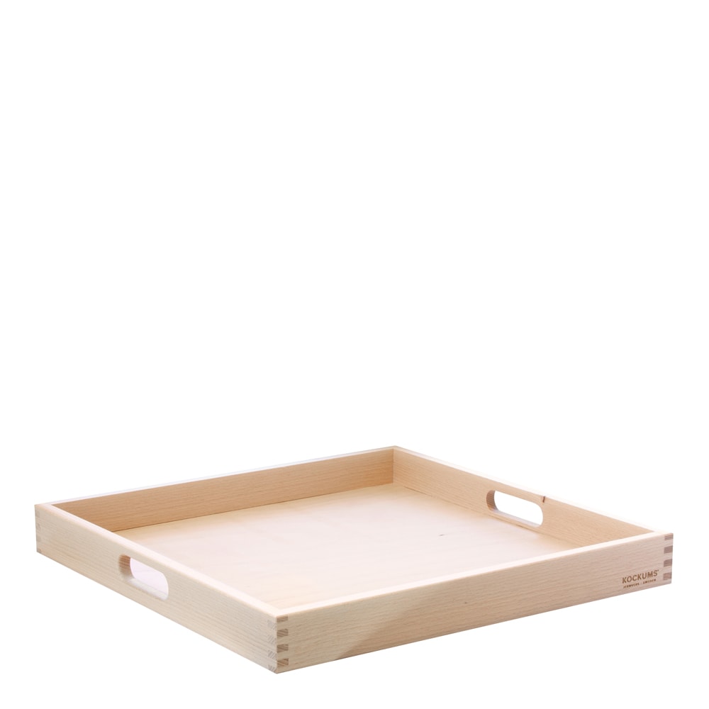 Serveringsbricka 40x40 cm Bokträ