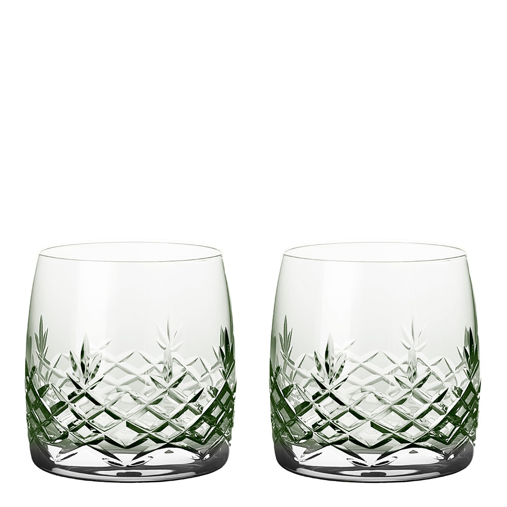 Crispy Aqua Glas 23 cl 2-pack Grön