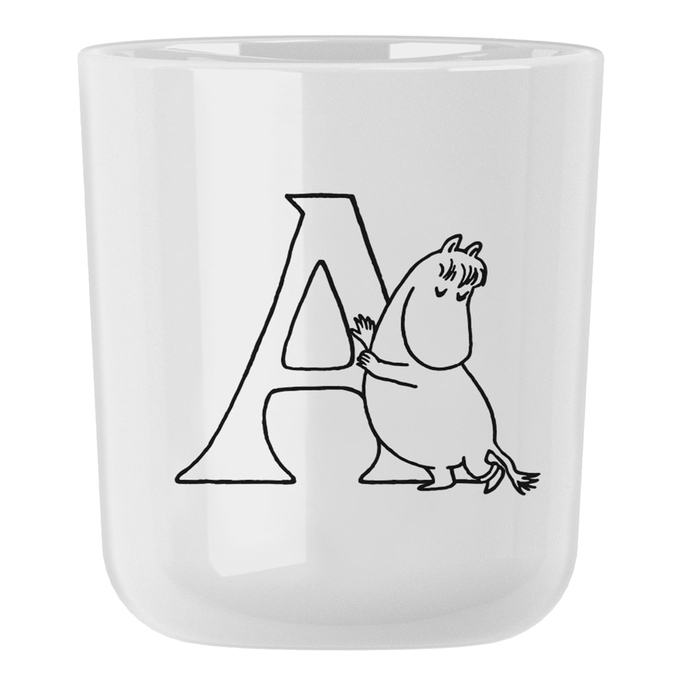 Moomin ABC Mugg 20 cl A Vit