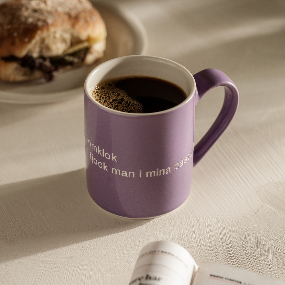 Astrid Lindgren Mugg Lila Jag &auml;r en vacker