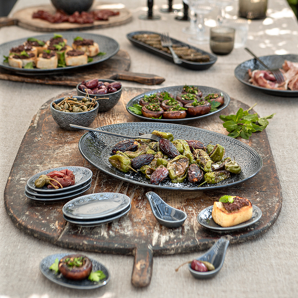 Orient Tapassked 4-pack Asfalt