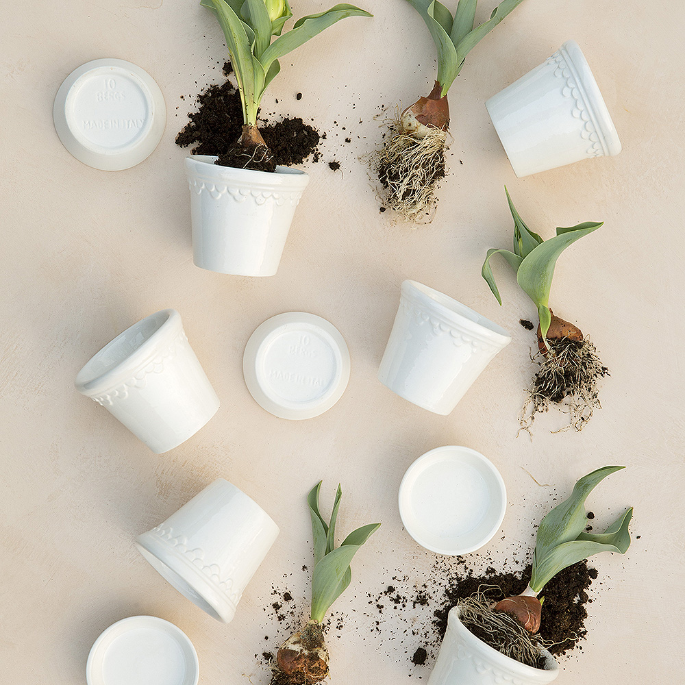 Köpenhavner Kruka/fat 16 cm Mineral White