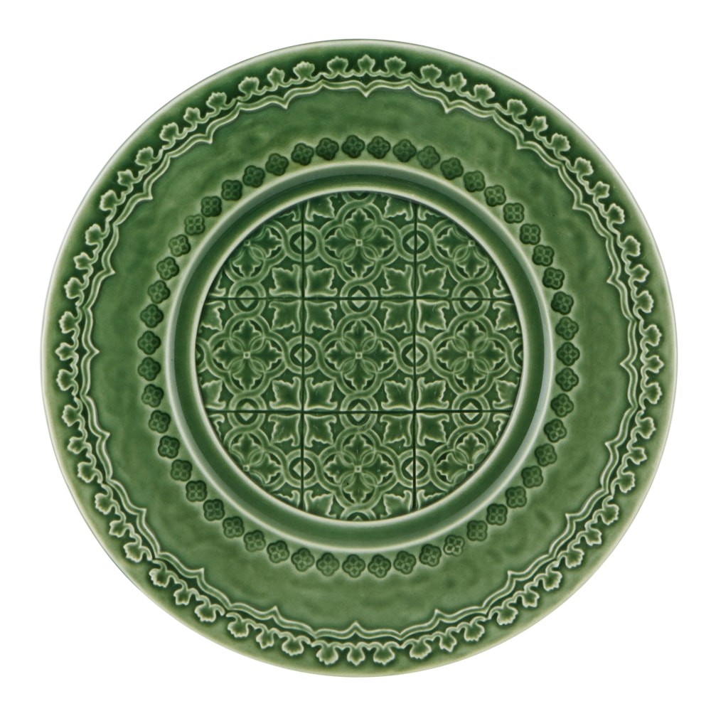 Rua Nova Tallrik flat 22 cm Grön