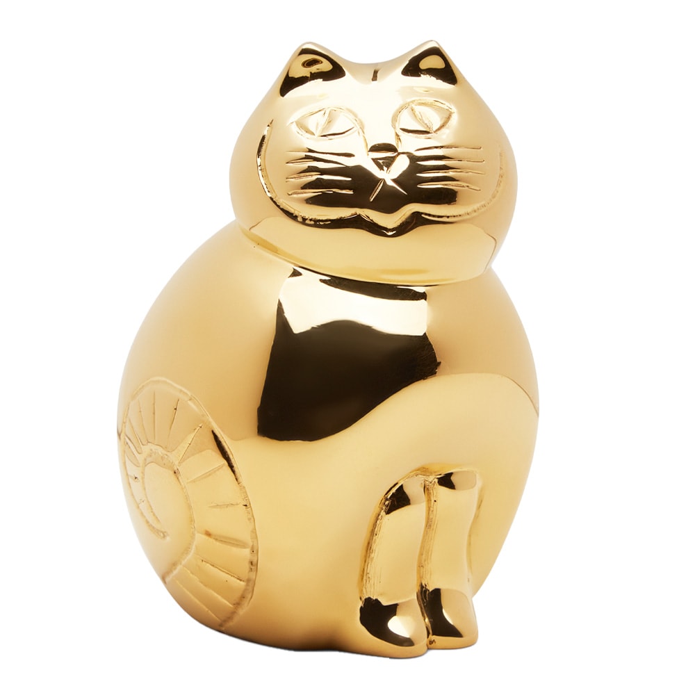 Skultuna x Lisa Larson Katt 8,7 cm Guld
