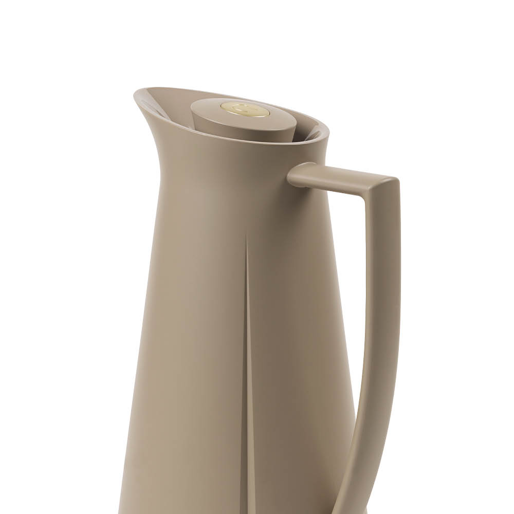 Grand Cru Termoskanna 1 L Clay med guldknapp