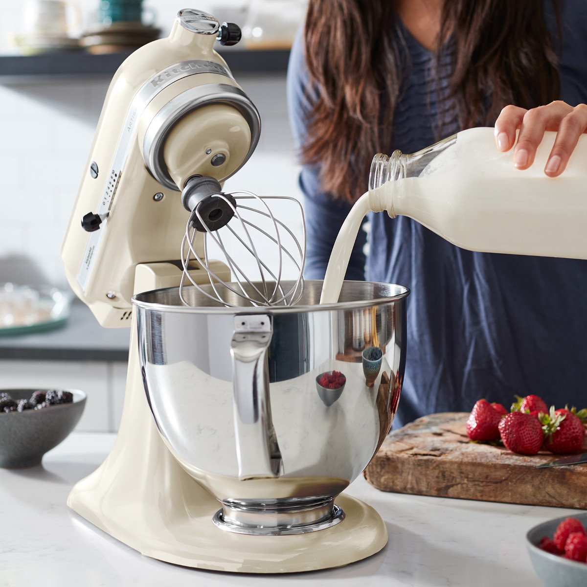 KitchenAid Artisan Köksmaskin 5KSM185PS 4,8 L Creme