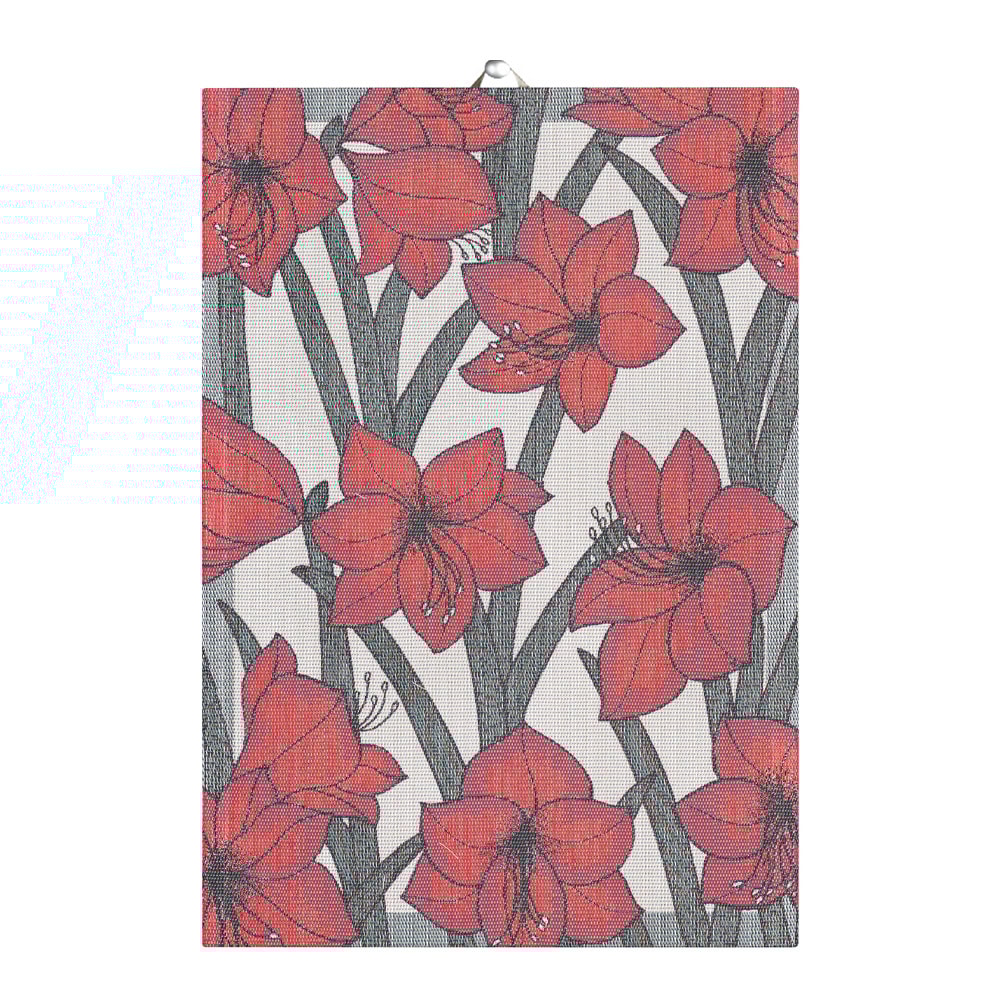 Amaryllis Kökshandduk 35x50 Röd