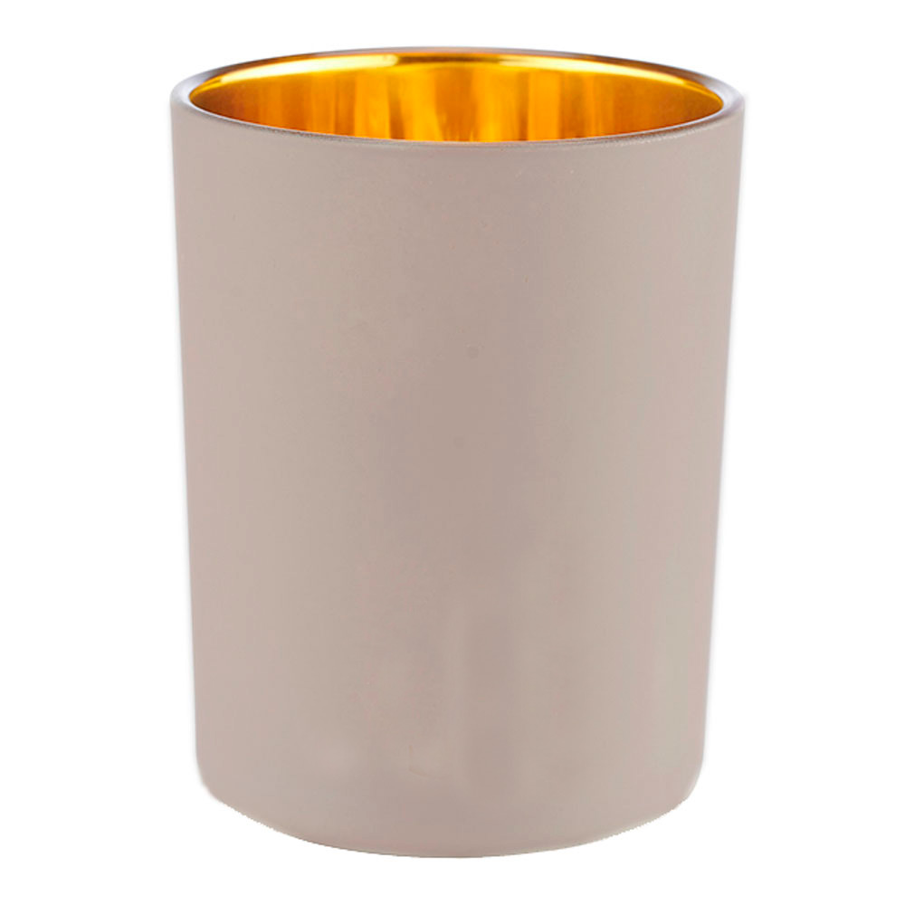 Ljushållare Med Citat Signatur 10x12,5 cm Kräm