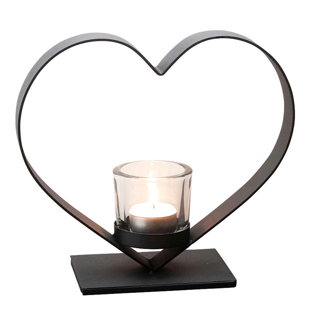 Heda Ljuslykta Hjärta 21 cm