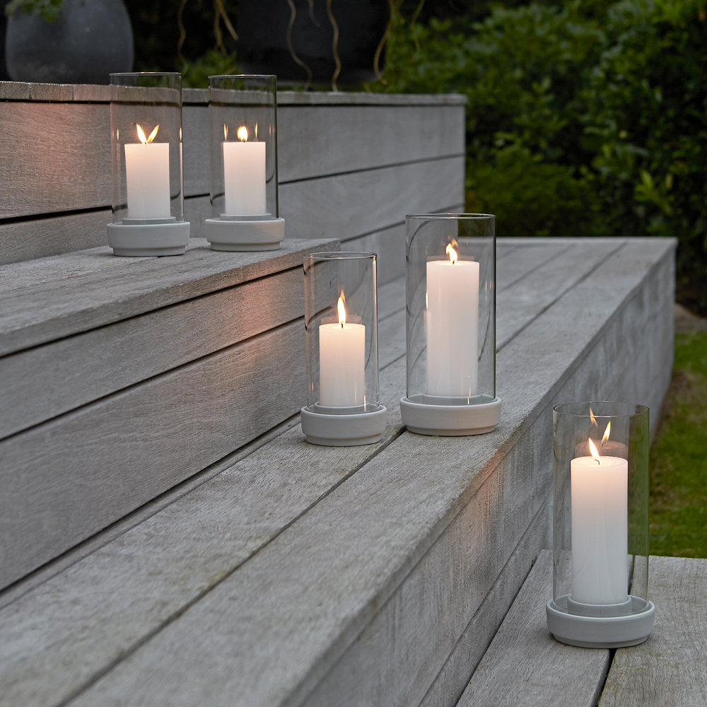 Stelton Hurricane Ljuslykta 28.5 cm Sand