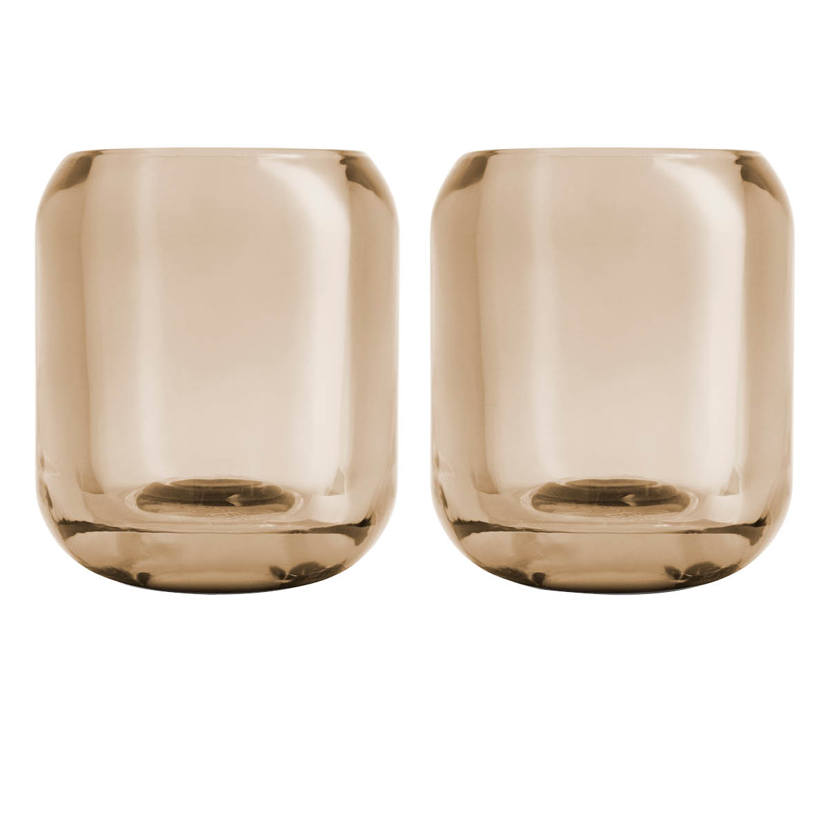 Acorn Ljuslyktor 2-pack Hazel brown