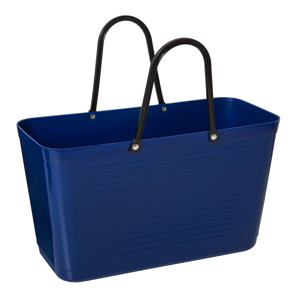 Väska Plast Stor Mörkblå